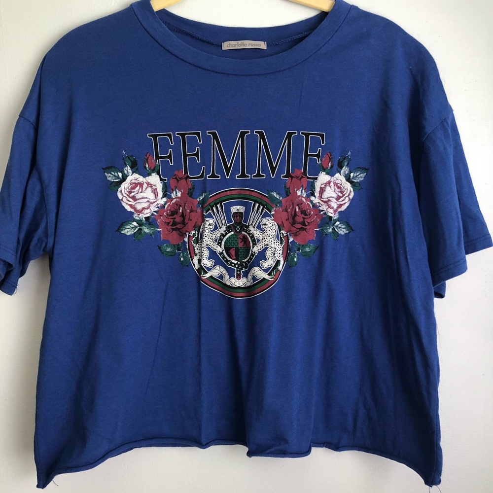 Charlotte Russe Femme Crop Top